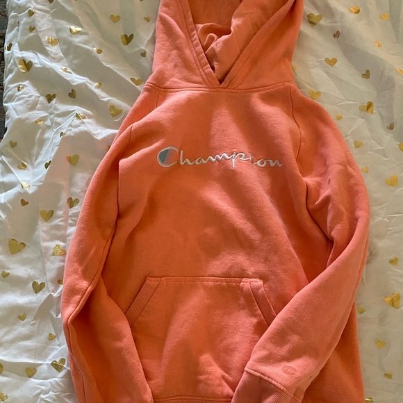 A peach champion hoodie! Size XL in kids:) - Picture 3 of 3